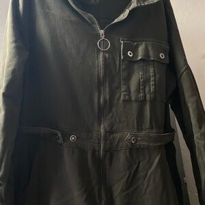 Good American Military Green Cargo Jacket